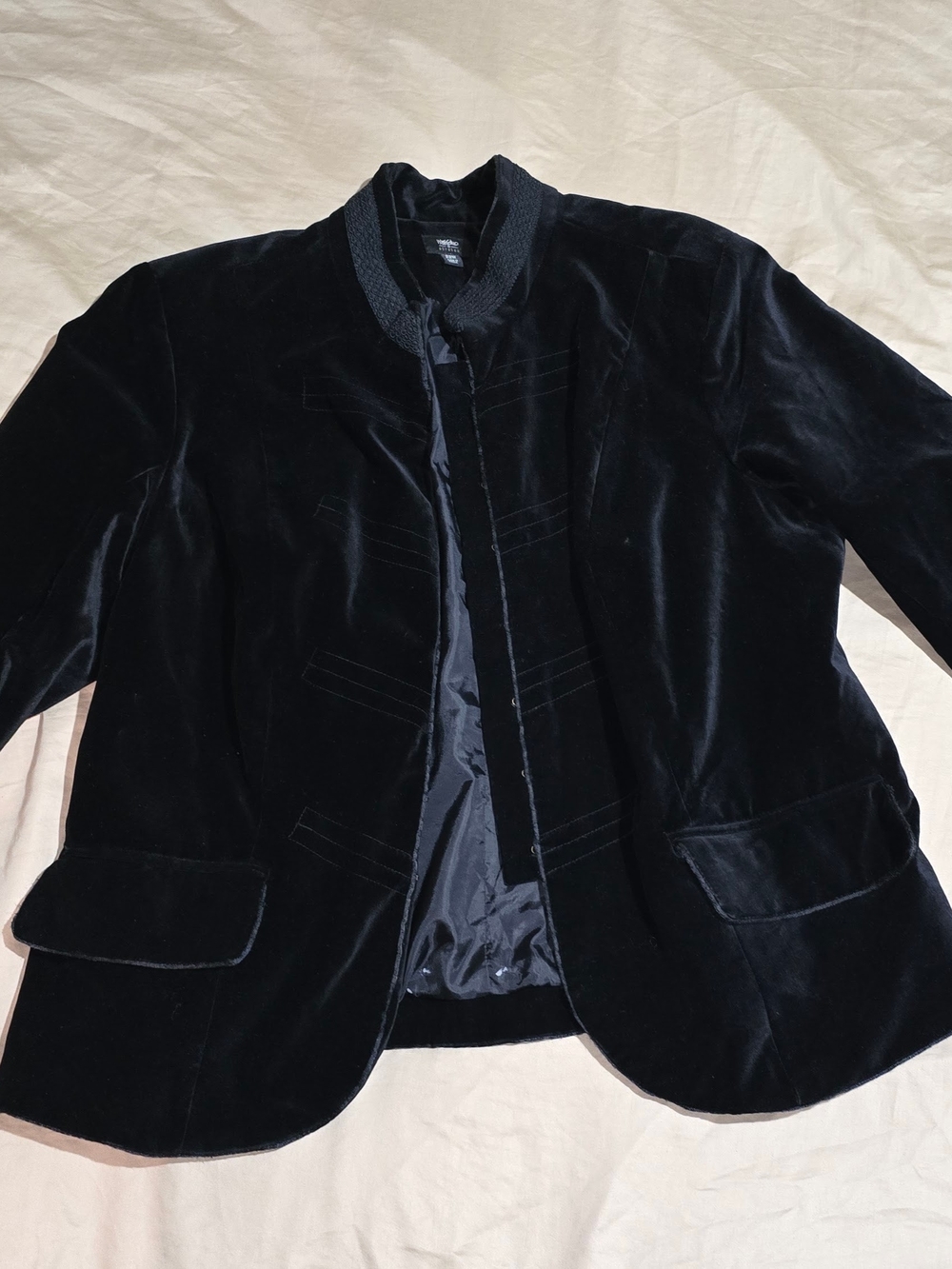 Mossimo Supply Co. Black Velvet Blazer